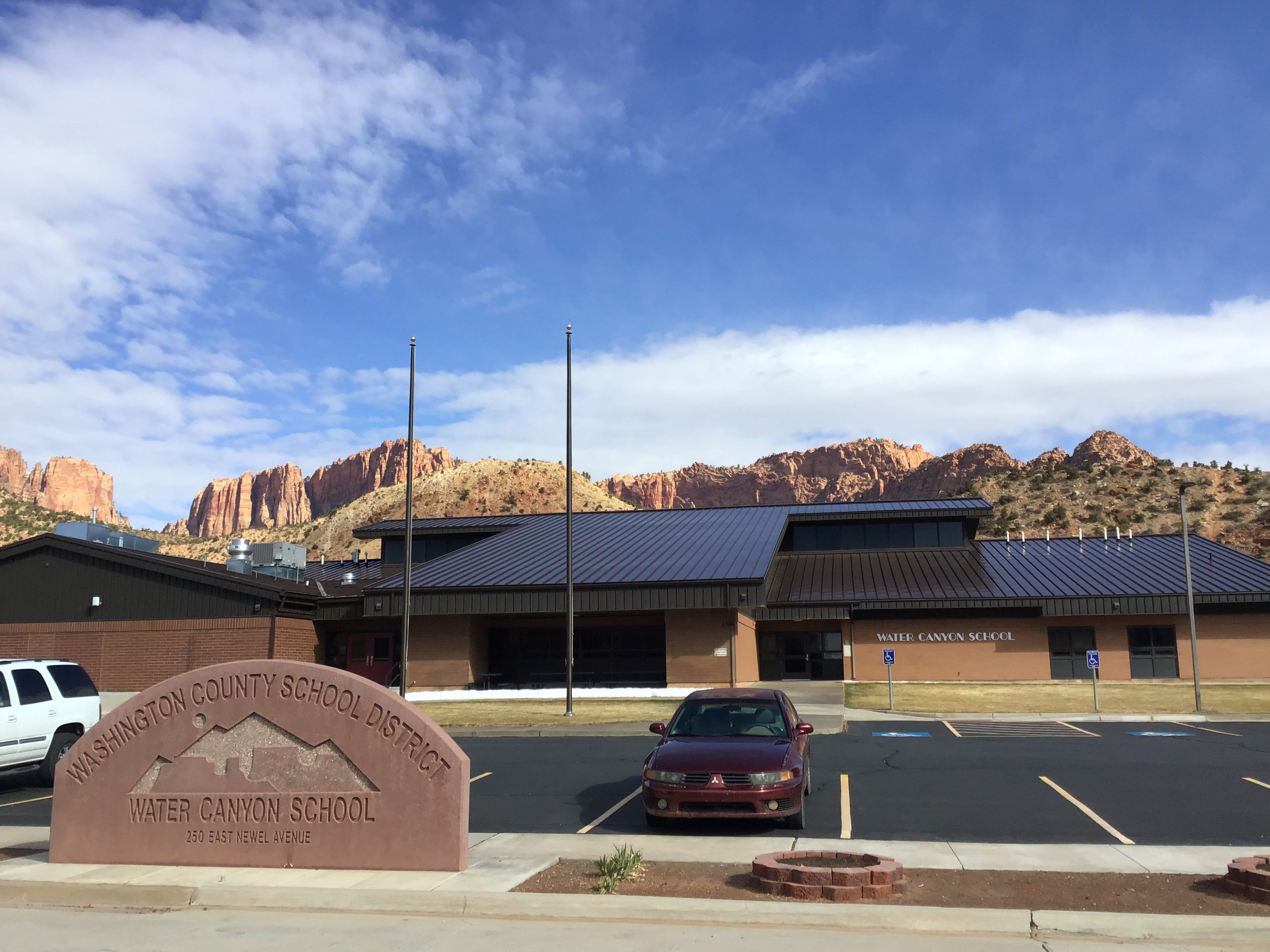 Water Canyon Elementary Front of School